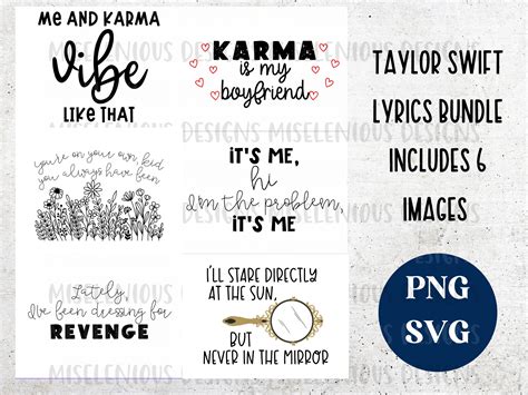 Taylor Swift Midnights Lyrics Bundle PNG SVG Taylor Swift Png - Etsy