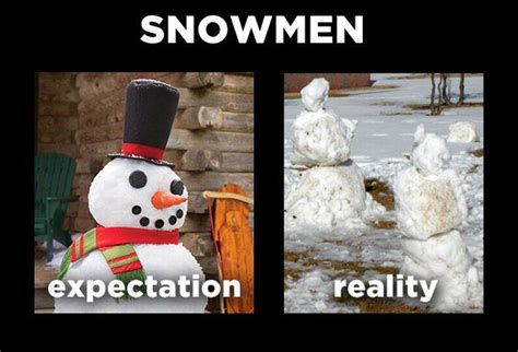 Snowmen | Expectation vs. Reality | Know Your Meme