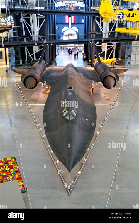 Lockheed SR-71 "Blackbird", National Air and Space Museum Stock Photo ...