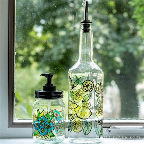 Glass Bottle Painting