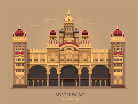 Mysore Palace by ranganath krishnamani on Dribbble