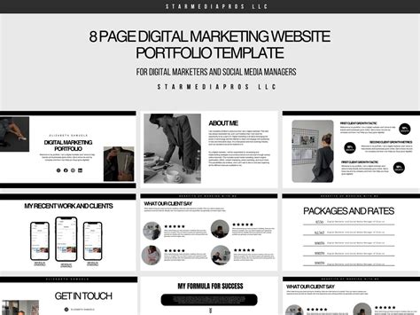 Digital Marketing Portfolio Template, Digital Marketer Template ...