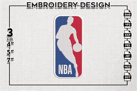 NBA Basketball Team Embroidery Design, NBA Logo Embroidery files ...