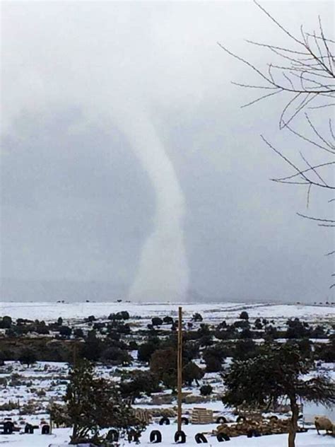 Matt's Weather Rapport: Extremely Rare Tornado In Snow. I'll Call It A Snornado