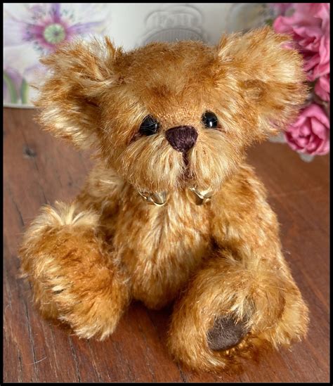 KIT: Gizmo 5" Tipped Mohair Miniature Jointed Teddy Bear Making KIT