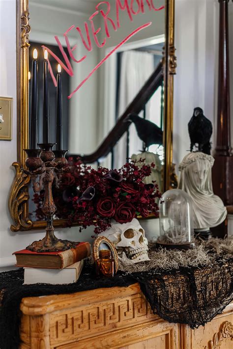 DIY Haunted House Halloween Decor in the Entryway - DESIGN IT. STYLE IT.