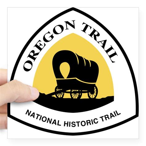 CafePress - Oregon Trail National Historic Trail Sticker - Square Sticker 3" x 3" - Walmart.com ...