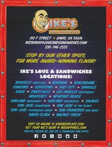 Ike's Love & Sandwiches - Davis - LocalWiki