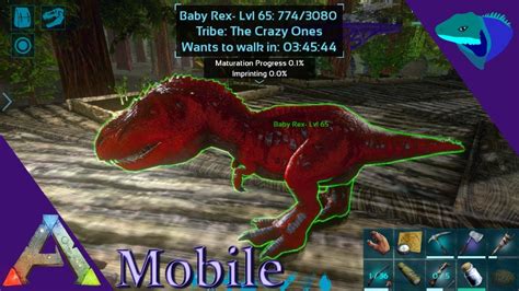 REX SPECIAL! TAMING AND EGG HATCHING! Ark: Mobile [S1:E37] - YouTube