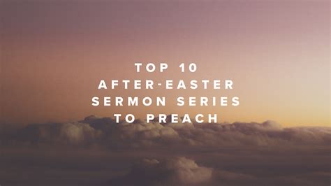 10 Summer Sermon Series to Preach - Ministry Pass