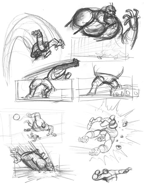 Frank Forte: Storyboard sketches