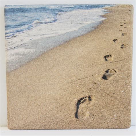 Footprints in the Sand Cross - Religious Beach Decor - California ...