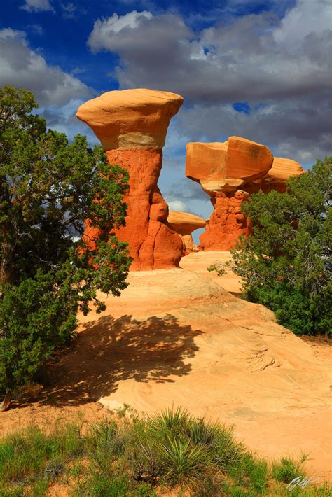 D171 Cool Clouds and Hoodoos, Devils Garden, Utah | Randall J Hodges ...