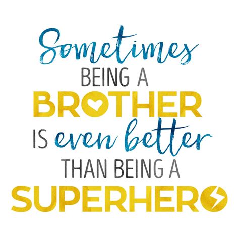 Quote Prints Brotherly Love Printable Wall Art Superhero - Etsy