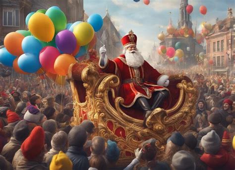 Premium AI Image | Sinterklaas celebration Saint Nicholas Day Zwarte ...