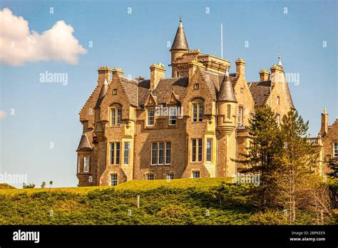 Glengorm Castle on the Isle of Mull, Scotland Stock Photo - Alamy