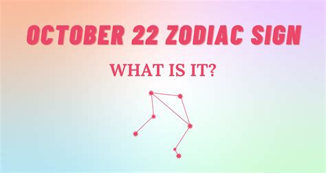 October 22 Zodiac Sign Explained | So Syncd - Personality Dating