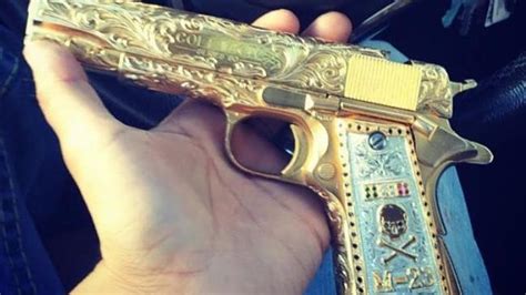 Narcos: Mexican drug cartel Instagram accounts flaunt golden guns, cars ...