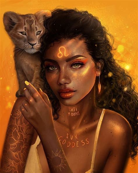 Pin by mimi on Digital art anime | Zodiac leo art, Black love art, Zodiac art