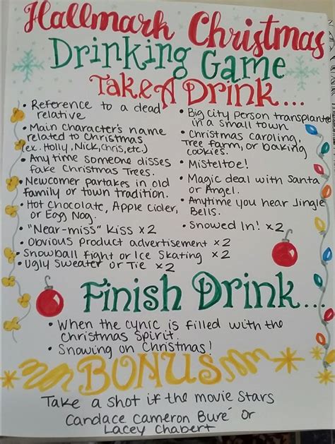This Hallmark Christmas Movie Drinking Game Officially Wins the Holidays