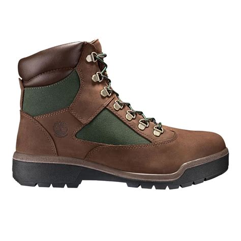 Timberland Men's 6" Field Boot "Beef and Broccoli" Brown/Green Waterproof8 / BROWN / Medium - M