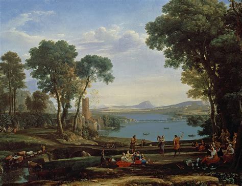 Landscape With The Marriage Of Isaac And Rebekah, 1648 - Claude Lorrain ...