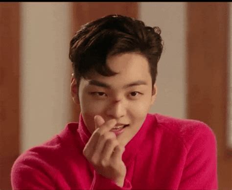 Kim Min Jae Hand Heart GIF