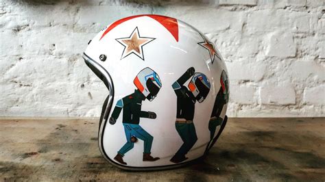 A-moto | motorcycle helmet creations | flat design collection