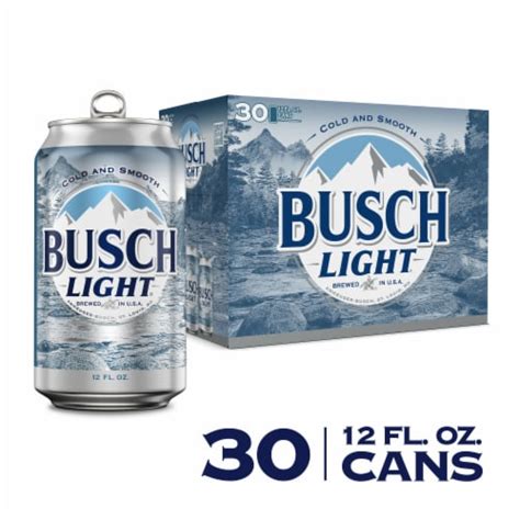 Busch Light Lager Beer, 30 pk / 12 fl oz - Fry’s Food Stores