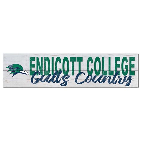 Endicott College 10" x 40" Logo Sign