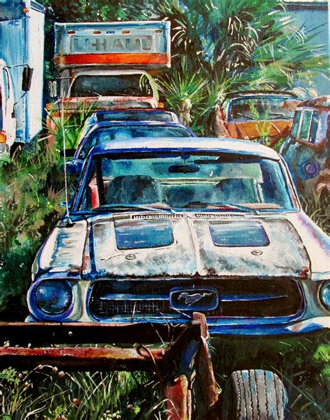 Junk Car Paintings on Behance