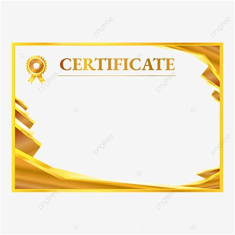 Golden Brown Graduation Certificate Border Design Template Vector With ...