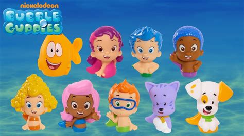 Nickelodeon Bubble Guppies Deluxe Figure Set Toy Playset Of 12 With Gil ...