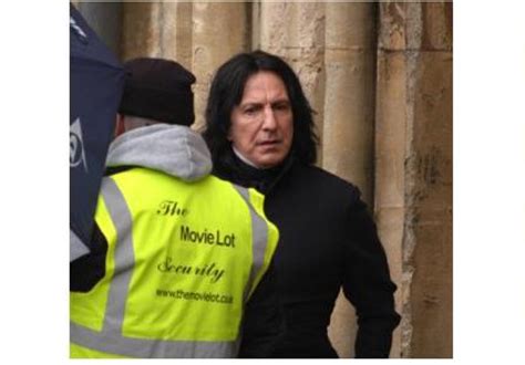 Behind the scenes of Harry Potter - Alan Rickman - Severus Snape Photo ...