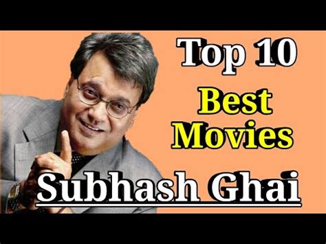 SUBHASH GHAI Bollywood Director | Top 10 Best Movies | Ranking Wise Films - YouTube