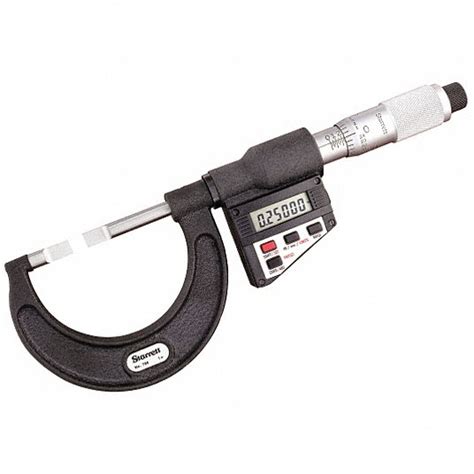 STARRETT, Digital, 0 in to 1 in/0 to 25.4 mm Range, Digital Blade ...