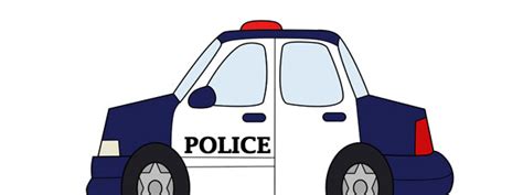 Police Car Cut Out – Large