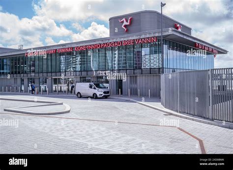 New Isle of Man Ferry terminal at Liverpool Stock Photo - Alamy