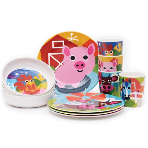 Farm Kids Plate Set - French Bull