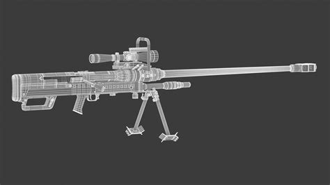 Denel NTW-20 3D Model by frezzy