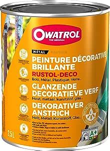 OWATROL DECO weiß (RAL 9010) 0,75 Liter : Amazon.ca: Tools & Home ...