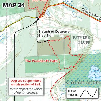 Map 34 - Sydenham - Reroute, Slough of Despond Side Trail | Bruce Trail Conservancy