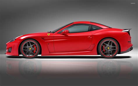 2015 Red Novitec Rosso Ferrari California side view wallpaper - Car wallpapers - #50480