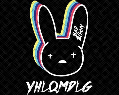 YHLQMDLG Bad Bunny Bad Bunny Logo Music Album YHLQMDLG SVG | Etsy