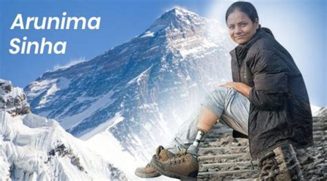 Arunima Sinha Story: First Disabled Indian Woman to conquer Mount ...