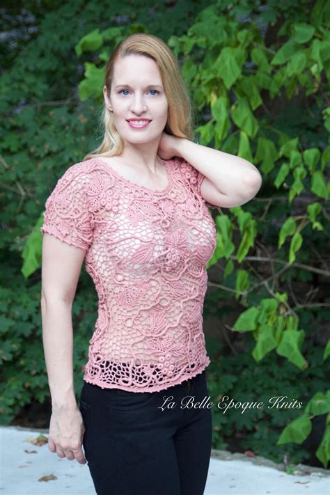 Irish Crochet Blouse Handmade Irish Lace Irish Crochet Top - Etsy