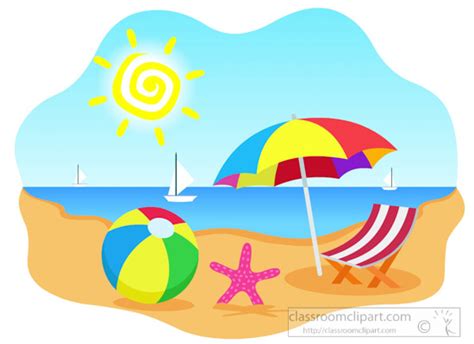 Vector set of summer clipart elements isolated on white background ...