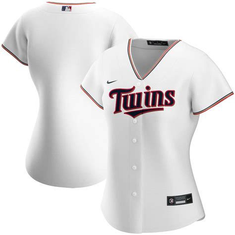 Women's Minnesota Twins Nike White Home Replica Team Jersey - HomeFavo