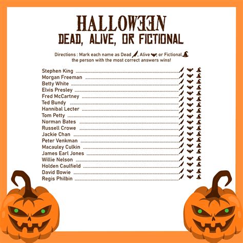 Halloween Party Games - 15 Free PDF Printables | Printablee