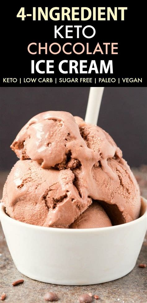 No Churn Paleo Vegan Chocolate Ice Cream (Keto, Low Carb)